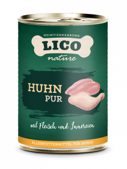 Huhn PUR für Hunde, Konserve NEU 6x400g