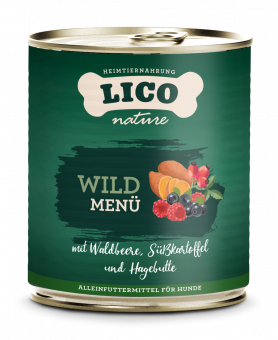 Wild MENÜ für Hunde, Konserve NEU 6x800g